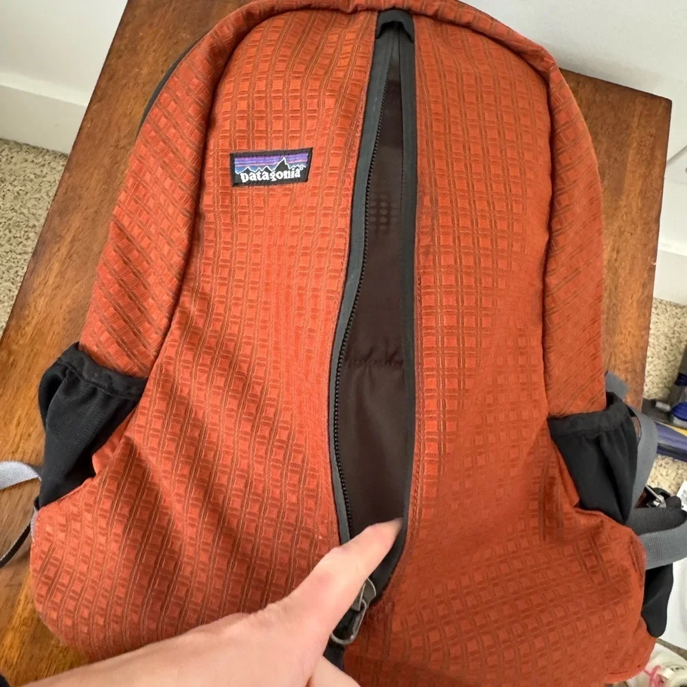 Patagonia Catalyst Backpack Pack Orange Ripstop Grid Bag Hiking